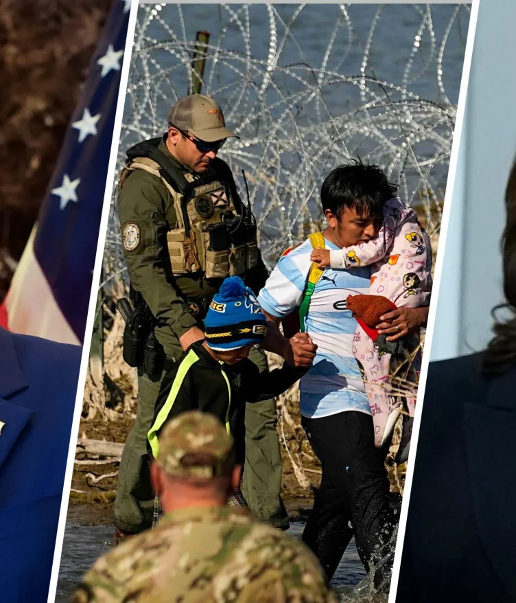 Kamala Harris habla con firmeza sobre seguridad fronteriza para enfrentarse a Donald Trump