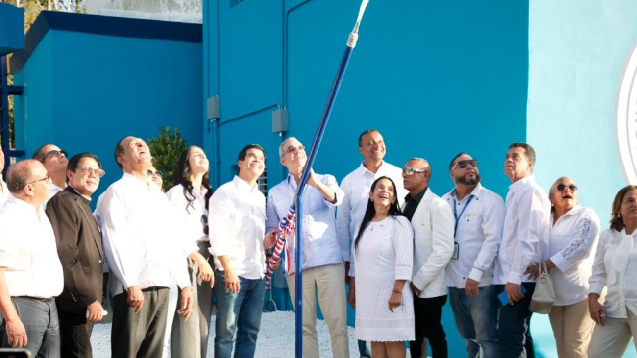 Abinader inaugura acueducto de Monción que beneficiará a miles en Santiago Rodríguez